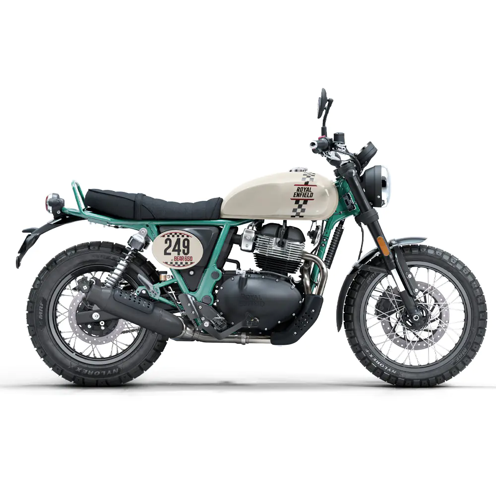 Royal Enfield Bear 650 in Two Four Nine race-edition bij Lowlands Biker Store Zwolle
