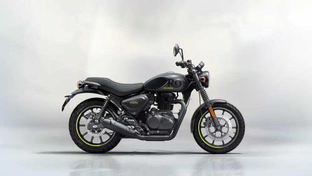 Royal Enfield Hunter 350 Graphite Grey bij Lowlands Biker Store Zwolle