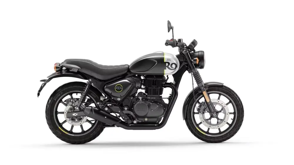 Royal Enfield Hunter 350 Rebel Black bij Lowlands Biker Store Zwolle