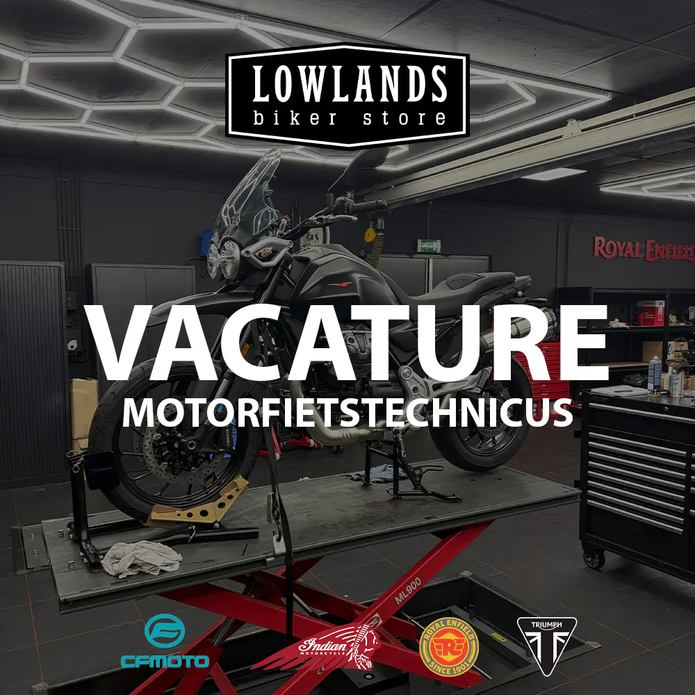 Motorfietstechnicus Lowlands werkplaats Zwolle