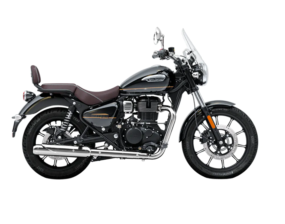 Royal Enfield Meteor 350 - cruiser met lage zit