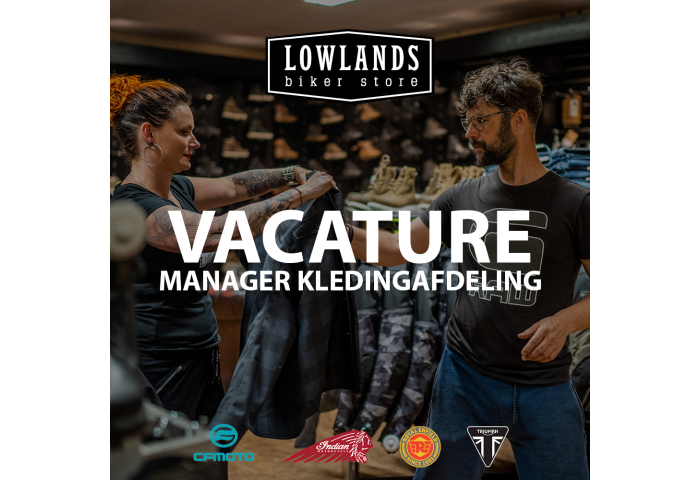 Vacature Verkoopadviseur motorkleding