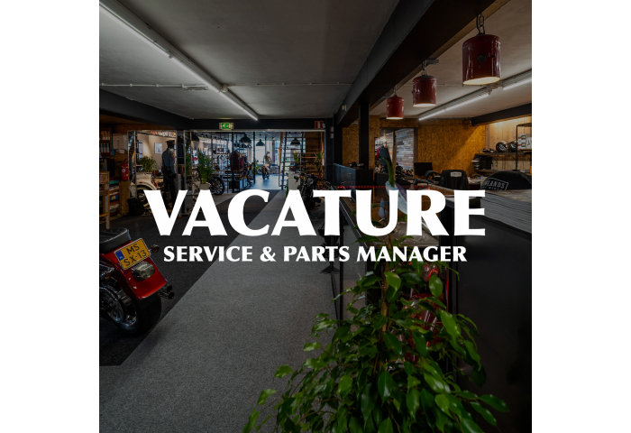 Vacature Service & Parts Manager 