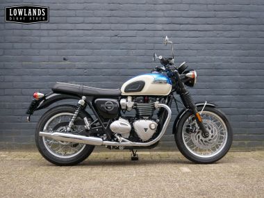 Triumph Bonneville T120 Blue / White