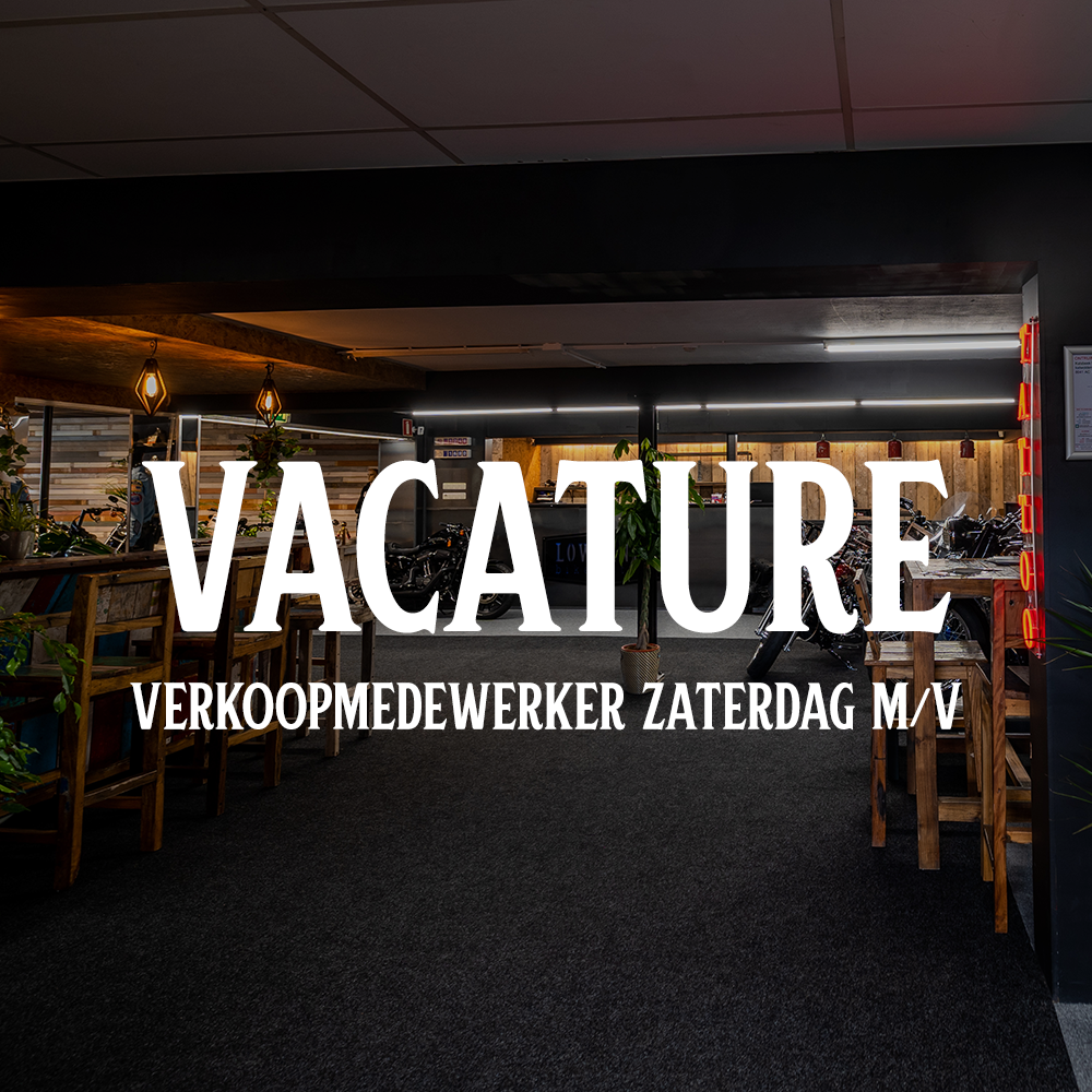 Vacature Verkoopmedewerker zaterdag