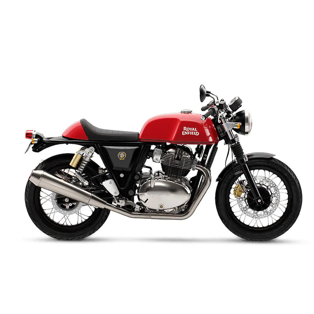 Royal Enfield Continental GT 650 in Rocker Red bij Lowlands Biker Store Zwolle