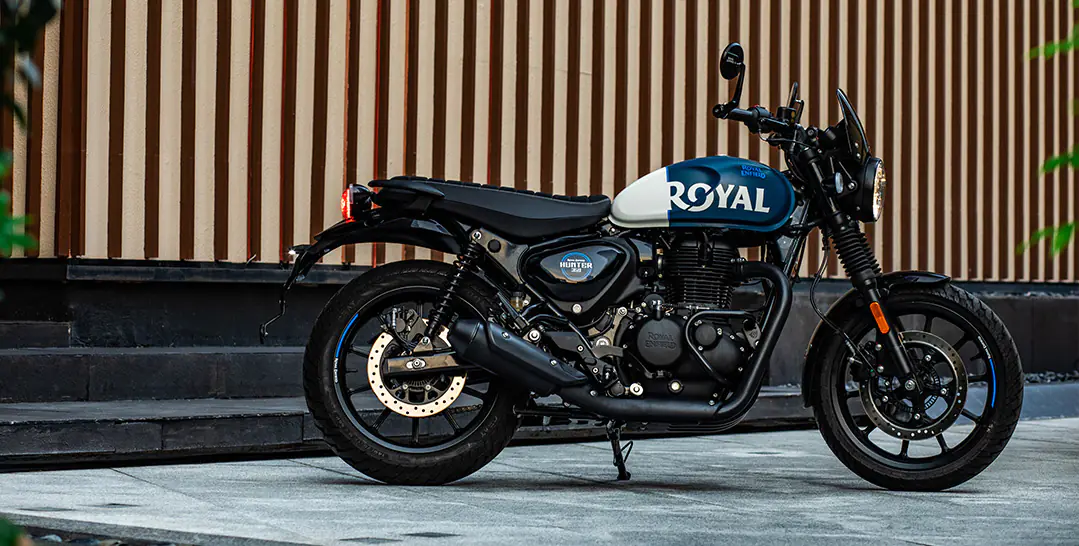 Royal Enfield Hunter 350 onderdelen en accessoires bij Lowlands Biker Store Zwolle