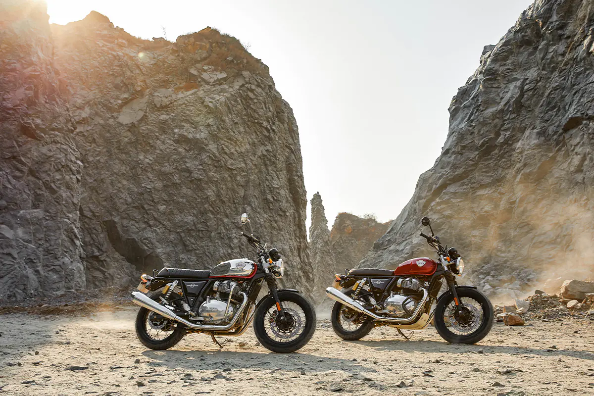 Royal Enfield Interceptor 650 zijaanzicht